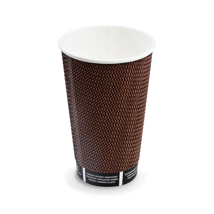 Główne zdjęcie produktu Papírový kelímek PREMIUM 510 ml, XL (průměr 90 mm) [25 ks]