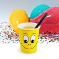 Następne zdjęcie produktu Kubek papierowy Uśmiechnij się średnica 80mm 280ml `M: 0,2L/8oz` [50 szt]