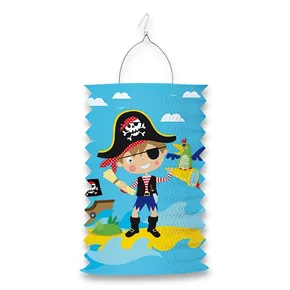 Papierowa latarnia pirata długość 28 cm