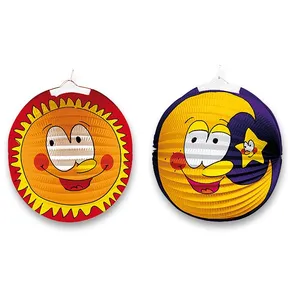 Papierowy lampion Sun & Moon średnica 25 cm