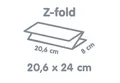 Następne zdjęcie produktu Ręcznik papierowy składany Z 2-w biały 20,6 x 24 cm [3750 szt]