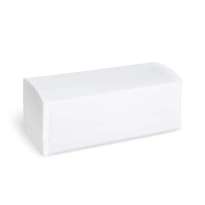 Główne zdjęcie produktu Papírový ručník ZZ skládaný V 2vrstvý bílý 24 x 21 cm [3000 ks]