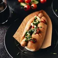 Następne zdjęcie produktu Koperta papierowa brązowa 19 x 10 cm na hot-dog [500 szt]