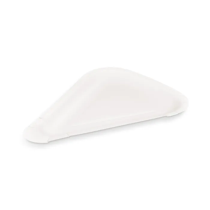 Główne zdjęcie produktu Papírový tácek na pizzu (FSC Mix) trojúhelníkový bílý 26,5 x 20 cm [250 ks]