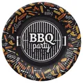Talerz papierowy (FSC Mix) BBQ Party O23cm [8 szt]
