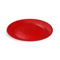 Talerz papierowy (FSC Mix) czerwony średnica 23cm [10 szt]