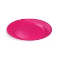 Talerz papierowy (FSC Mix) fuksja średnica 23cm [10 szt]