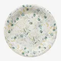 Talerz papierowy (FSC Mix) Golden Eucalyptus O23cm [8 szt]