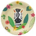 Talerz papierowy (FSC Mix) Jungle Friends O23cm [8 szt]