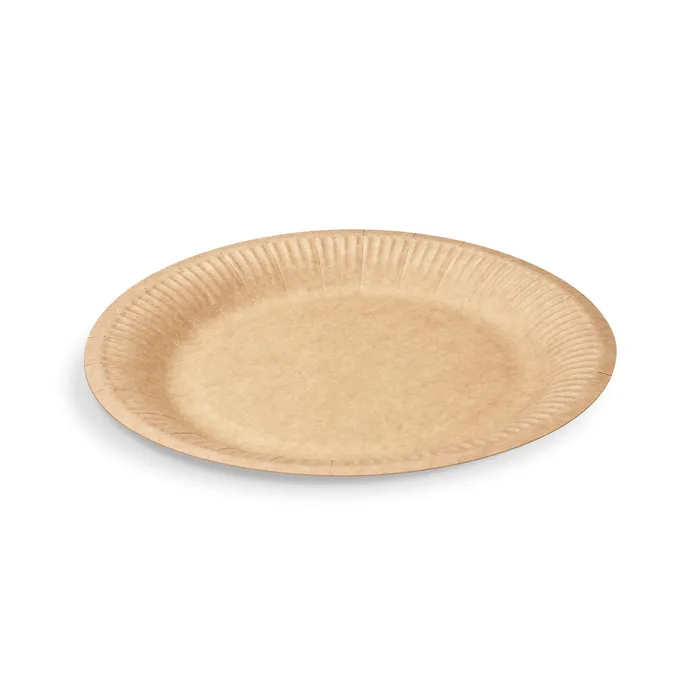 Główne zdjęcie produktu Papírový talíř (FSC Mix) kraft Ø23cm [100 ks]
