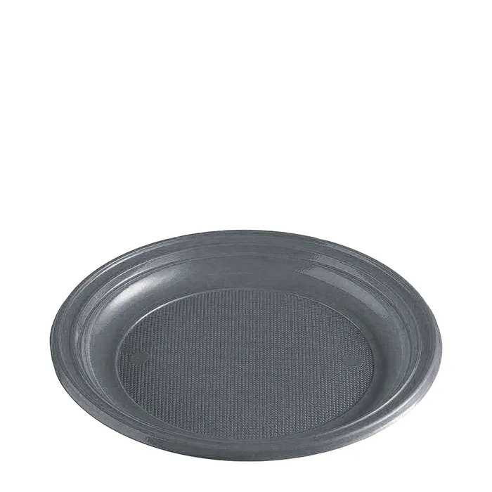 Główne zdjęcie produktu Papírový talíř (FSC Mix) stříbrný průměr 23cm [10 ks]