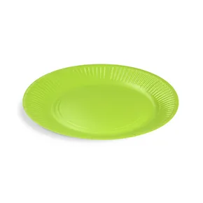 Talerz papierowy (FSC Mix) zielony średnica 23cm [10 szt]