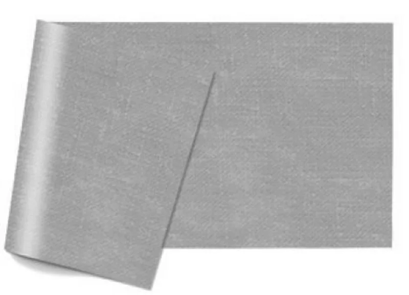 Główne zdjęcie produktu Papírový ubrus 100 x 100 cm efekt netkaná textílie cappucino [20 ks]