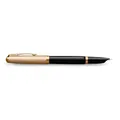 Parker 51 Deluxe Black GT 18K stalówka F