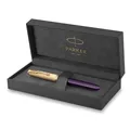 Parker 51 Deluxe Plum GT 18K stalówka F