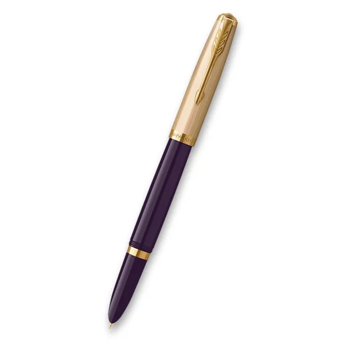Główne zdjęcie produktu Parker 51 Deluxe Plum GT 18K hrot M