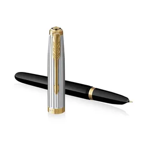 Parker 51 Deluxe Plum GT 18K pióro wieczne stalówka F