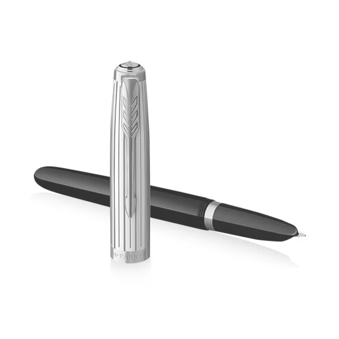 Główne zdjęcie produktu Parker 51 Deluxe Plum GT 18K plnicí pero hrot F