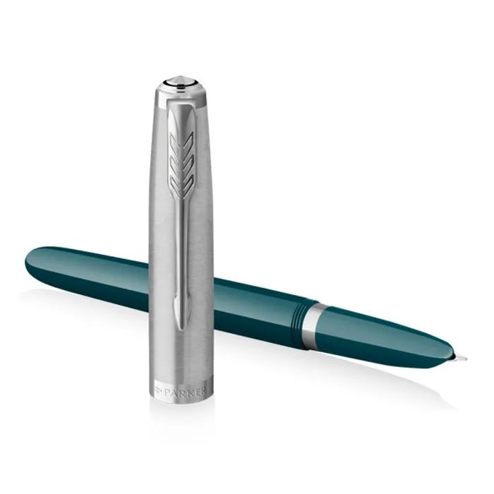 Główne zdjęcie produktu Parker 51 Teal Blue CT hrot F