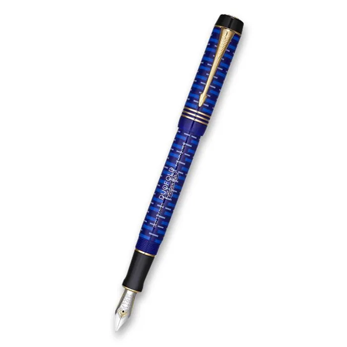 Główne zdjęcie produktu Parker Duofold 100 LE Blue GT CNT hrot M