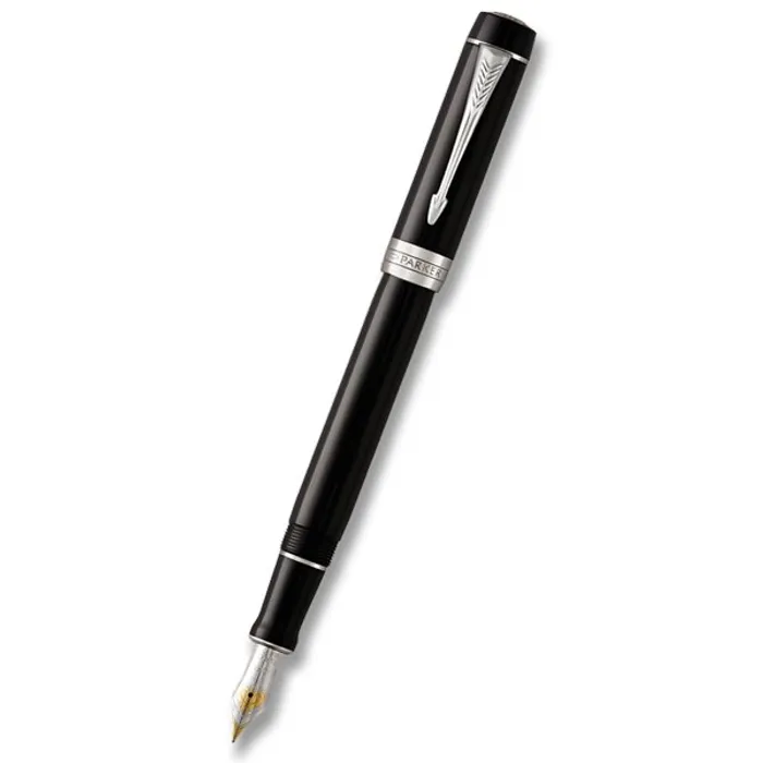 Główne zdjęcie produktu Parker Duofold Classic Black CT hrot M