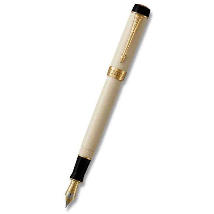 Główne zdjęcie produktu Parker Duofold Classic Ivory & Black GT hrot F
