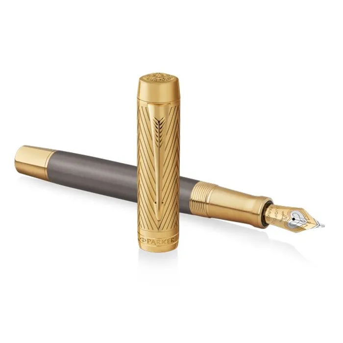 Główne zdjęcie produktu Parker Duofold Pioneers Collection Arrow GT CNT plnicí pero hrot F