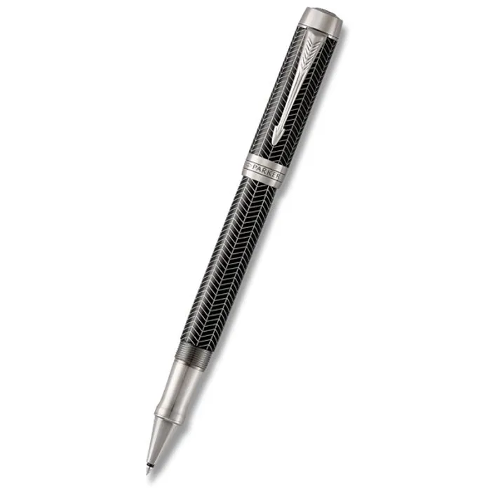 Główne zdjęcie produktu Parker Duofold Prestige Black Chevron roller