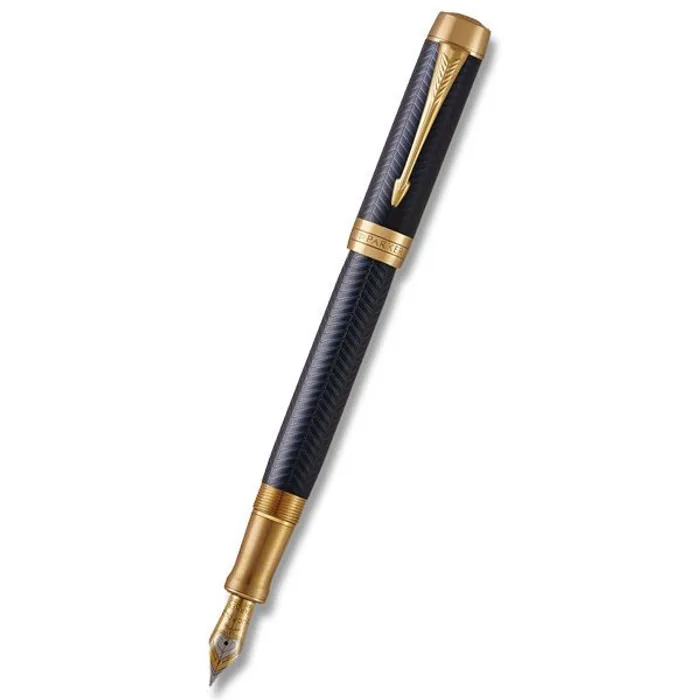 Główne zdjęcie produktu Parker Duofold Prestige Blue Chevron hrot F