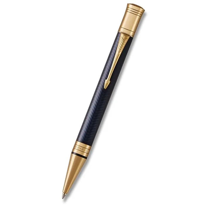 Główne zdjęcie produktu Parker Duofold Prestige Blue Chevron kuličková tužka