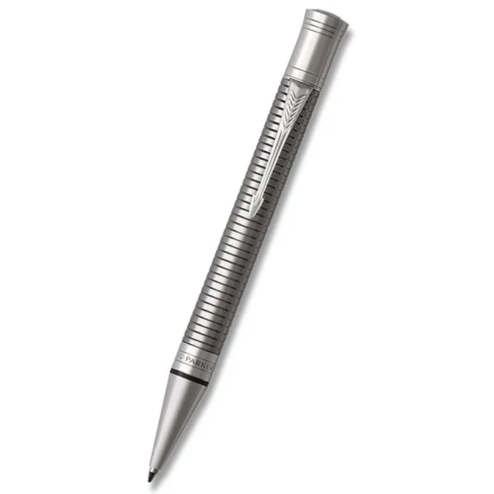 Główne zdjęcie produktu Parker Duofold Prestige Ruthenium Chiselled kuličková tužka