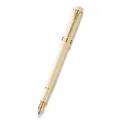 Parker Duofold White Ivorine GT stalówka F