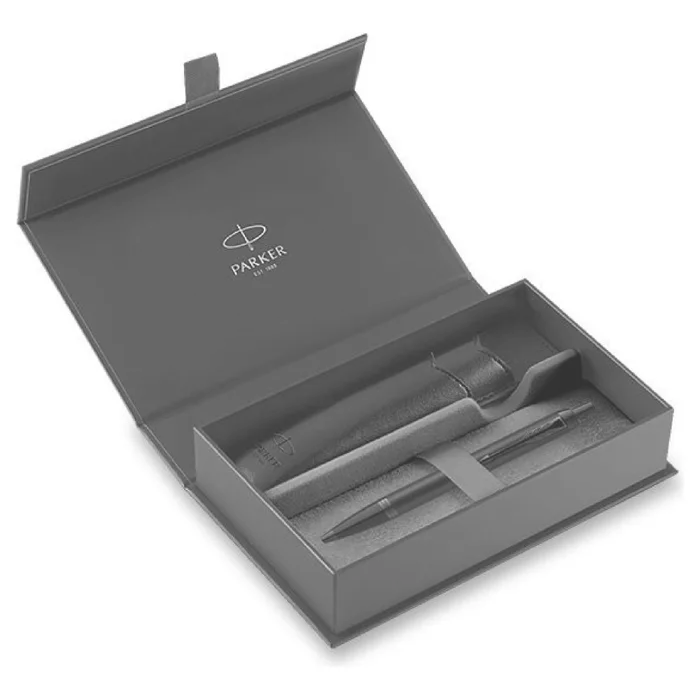 Główne zdjęcie produktu Parker IM Achromatic Black BT sada kuličkové pero a pouzdro