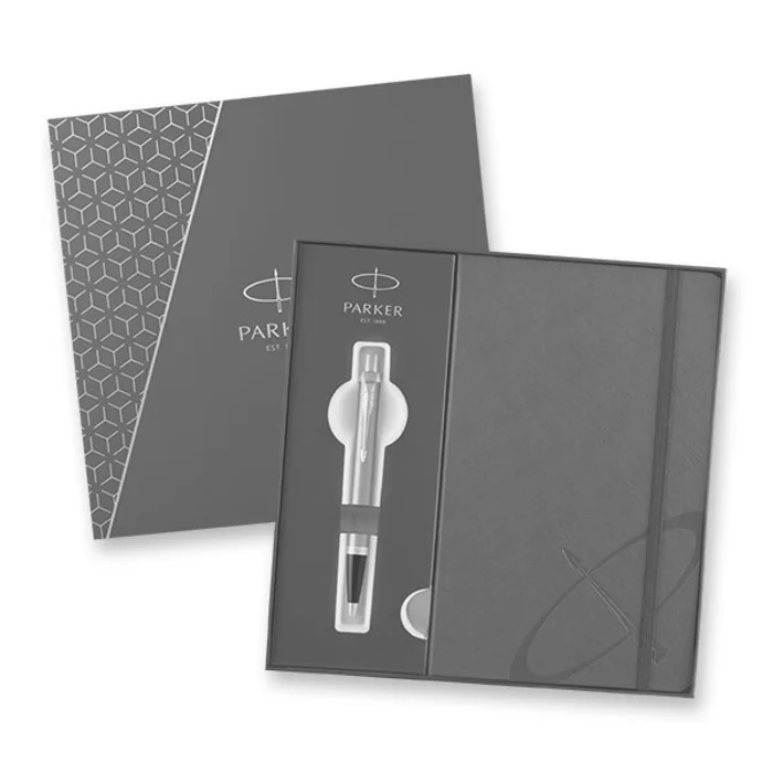 Główne zdjęcie produktu Parker IM Brushed Metal GT sada kuličkové pero a zápisník