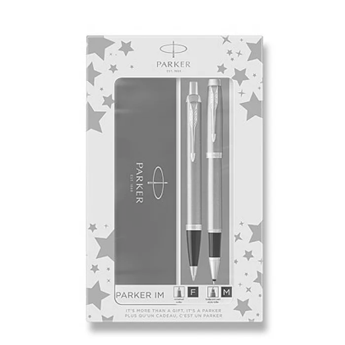 Główne zdjęcie produktu Parker IM Brushed Metal GT sada roller a kuličková tužka