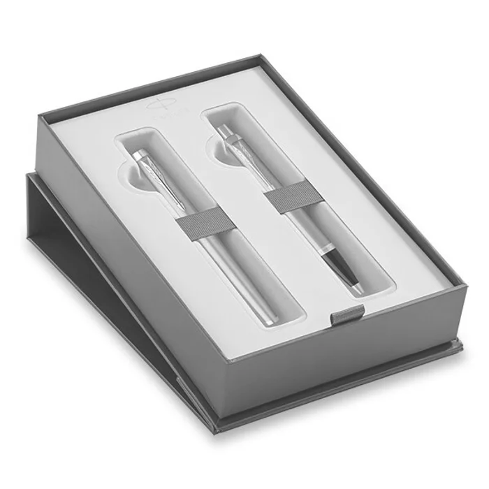 Główne zdjęcie produktu Parker IM Essential Stainless Steel CT sada plnicí pero a kuličková tužka