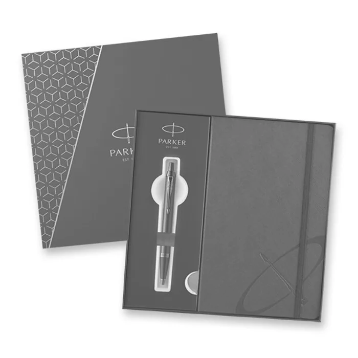 Główne zdjęcie produktu Parker IM Monochrome Burgundy sada kuličkové pero a zápisník