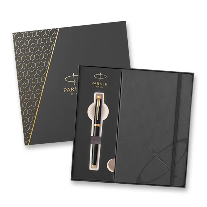 Główne zdjęcie produktu Parker IM Premium Black GT sada roller a zápisník