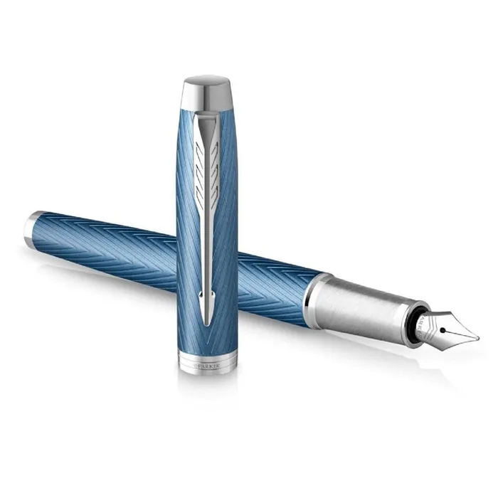 Główne zdjęcie produktu Parker IM Premium Blue Grey CT hrot F