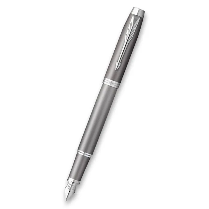 Główne zdjęcie produktu Parker IM Writing Rituals Grey CT plnicí pero hrot F