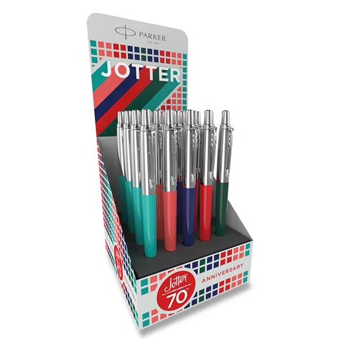 Główne zdjęcie produktu Parker Jotter Originals 70th Anniversary stojánek, 20 ks