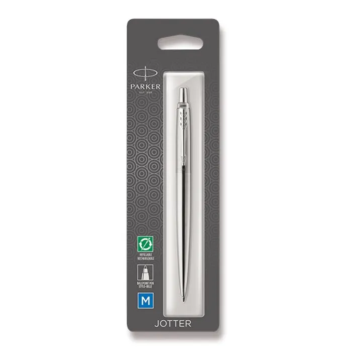 Główne zdjęcie produktu Parker Jotter Stainless Steel CT kuličková tužka, blistr
