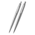 Następne zdjęcie produktu Zestaw ołówków i długopisu CT ze stali nierdzewnej Parker Jotter