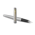 Następne zdjęcie produktu Pióro wieczne Parker Jotter Stal nierdzewna GT, stalówka M