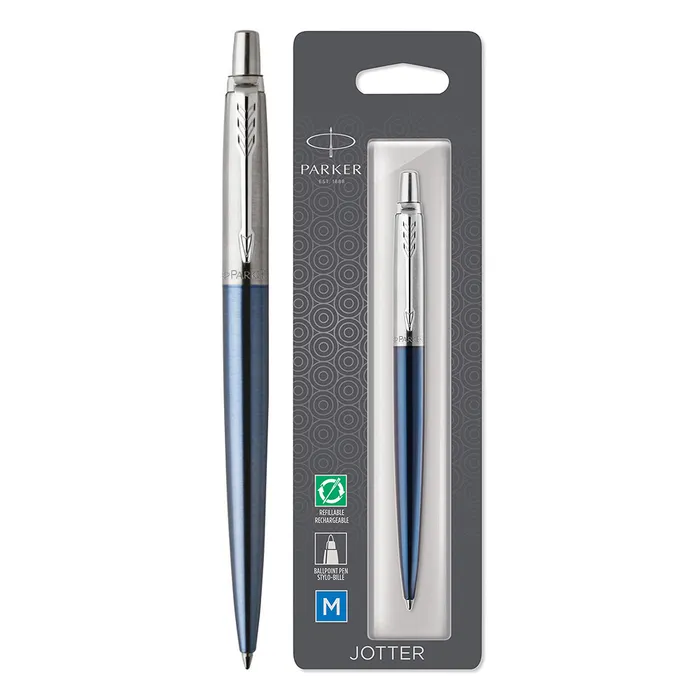 Główne zdjęcie produktu Parker Jotter Waterloo Blue CT kuličková tužka, blistr