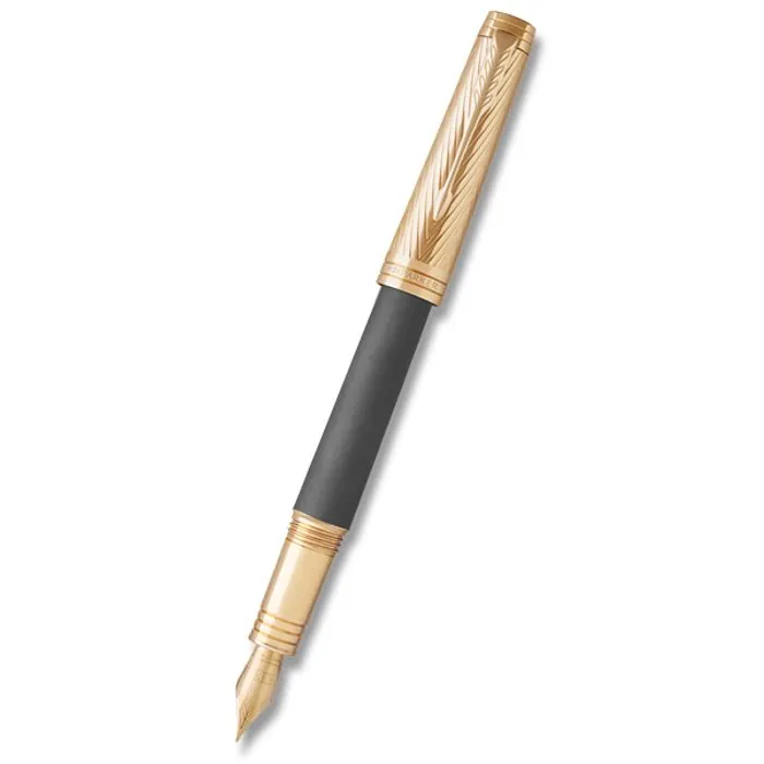 Główne zdjęcie produktu Premier Custom Storm Grey GT plnící pero -F- PARKER