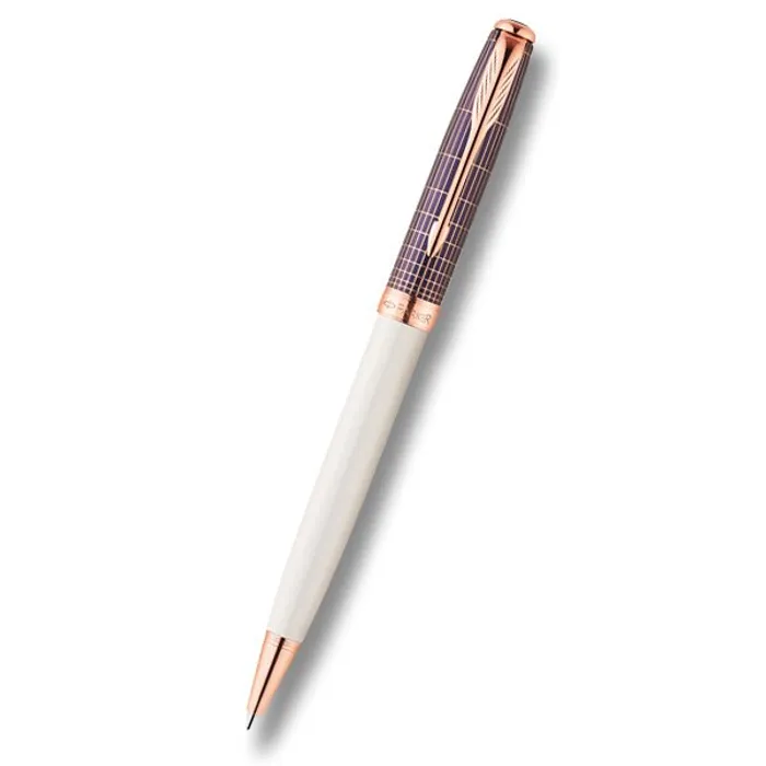 Główne zdjęcie produktu Parker Sonnet Contort Purple Ciselé kuličková tužka