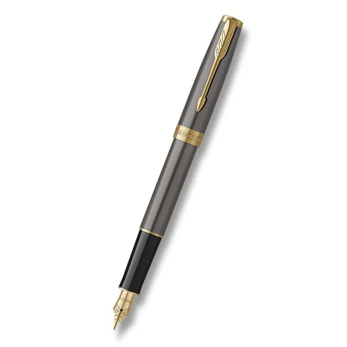 Główne zdjęcie produktu Parker Sonnet Core Grey GT plnicí pero hrot M