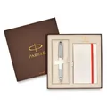 Parker Sonnet Metal & Pearl zestaw 5TH i notes