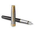 Następne zdjęcie produktu Parker Sonnet Premium Metal Black GT hrot F